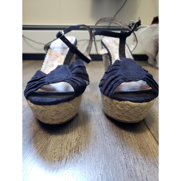 BAMBOO Espadrille Wedges - Picture 2 of 6